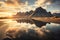 estrahorn mountain range and Stokksnes beach panorama in Iceland