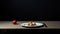 Estranged Minimalistic Food Photography: White Dinner Plate With Tomatoes