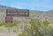 Estrella Mountain Regional Park and Golf Course signs in Goodyear, Maricopa County, Arizona USA