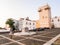 Estremoz Castle with Tres Coroas Three Crowns marble tower,