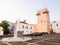 Estremoz Castle with Tres Coroas Three Crowns marble tower,