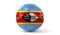 Eswatini - national flag on soccer ball