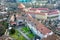 Esztergom castle, Hungary, view from above