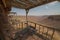 On the Etendeka Plateau with view of the Klip River valley, Grootberg, Namibia, Africa