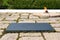 The Eternal Flame and the President John F. Kennedy tombstone at Arlington Cemetery