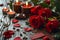 Eternal Love Symphony: A Pictorial Ode to Valentine\\\'s Day with Roses, Chocolates, and Tokens of Affection, Illuminating the