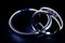 Eternal Splendor Enchanting Sapphire Eternity Ring in Captivating Photograph.AI Generated