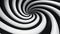 Eternal Whirl: Graphical Illusion in Black and White Spiral