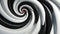 Eternal Whirl: Graphical Illusion in Black and White Spiral