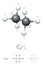 Ethane, C2H6, molecule model and chemical formula
