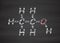 Ethanol (alcohol) molecule