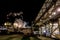 Ethanol Manufacturing Plant at night