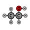 Ethanol molecule icon