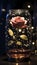 Ethereal Bloom: Rose in a Glowing Jar