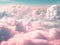 Ethereal cloudscape with soft pastel colors