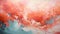 Ethereal Cloudscapes: Abstract Painting Inspired By Coral