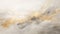 Ethereal Cloudscapes: Gold And Gray Abstract Painting