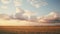 Ethereal Cloudscapes: Nostalgic Golden Field In 8k Resolution