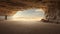 Ethereal Desert Cave Photorealistic Concrete Shed In Germany