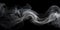 An ethereal design of wispy smoke trails in shades of whi generative AI
