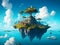 Ethereal Escapes: Enchanting Sky Island Artwork