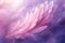 Ethereal Feather purple clouds. Generate Ai
