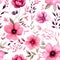 Ethereal floral pattern design