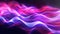 Ethereal Fusion: Abstract Futuristic Background with Magenta Glowing Neon Waves and Bokeh Lights