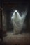 Ethereal ghost apparition