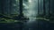 Ethereal Lake: Moody Tonalism And Atmospheric Woodland Imagery