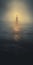 Ethereal Lighthouse In Sea: A Mysterious Encounter In The Fog