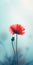 Ethereal Minimalist Poppy Mobile Wallpaper For Impeccable And Tcl 6-series