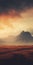 Ethereal Mountain Range at Sunset: A Realistic Yet Epic Fantasy Scene