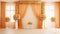 Ethereal Orange Wedding Background