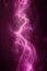 Ethereal pink swirls and sparkles on a dark mystical background.