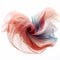 Ethereal Rose Color Swirl: Abstract Art Inspired By Olivier Valsecchi