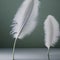 An ethereal scene of floating feathers in soft, muted tones, creating a dreamlike and serene atmosphere1, Generative AI