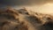 Ethereal Scottish Landscapes: Golden Sand Dunes Under A Stormy Sky
