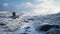 Ethereal Scottish Landscapes: Rocks And Grass With Snow In Stunning 8k Resolution