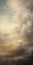 Ethereal Skies: A Captivating Oil Painting Of A Dramatic Cloudscape