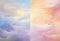 Ethereal Skies: Pastel Cloudscape with Sun and Light