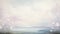 Ethereal Sky And Landscape: A Realistic And Minimalistic Artwork