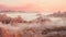 Ethereal Sunrise Over Badlands National Park: Serene And Calming Vibe