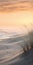 Ethereal Sunrise: A Romantic Coastal Scene With Sand Dunes