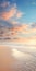 Ethereal Sunset Beach: Beautiful Colorful Stock Photo In 8k Resolution