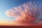 Ethereal Wispy Clouds: A Captivating Sunset Sky