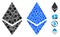Ethereum Composition Icon of Circle Dots