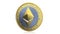 Ethereum Cryptocurrency Gold Coin