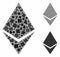 Ethereum crystal Composition Icon of Joggly Items