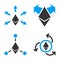 Ethereum Payout Vector Icon Set